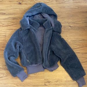 Mauve-Purple alo Sherpa jacket